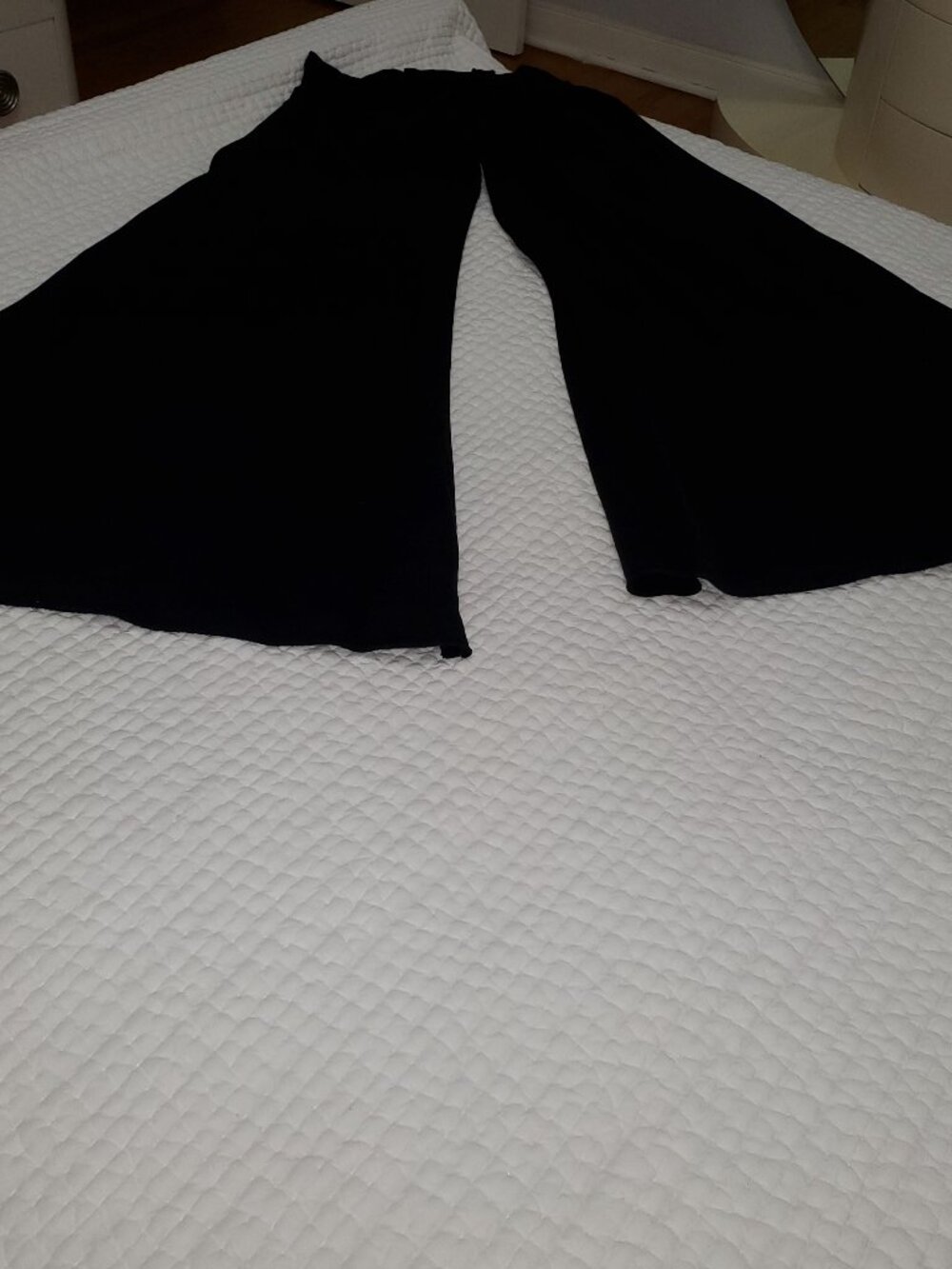 WIDE LEG JERSEY DRAW STRING PANTS